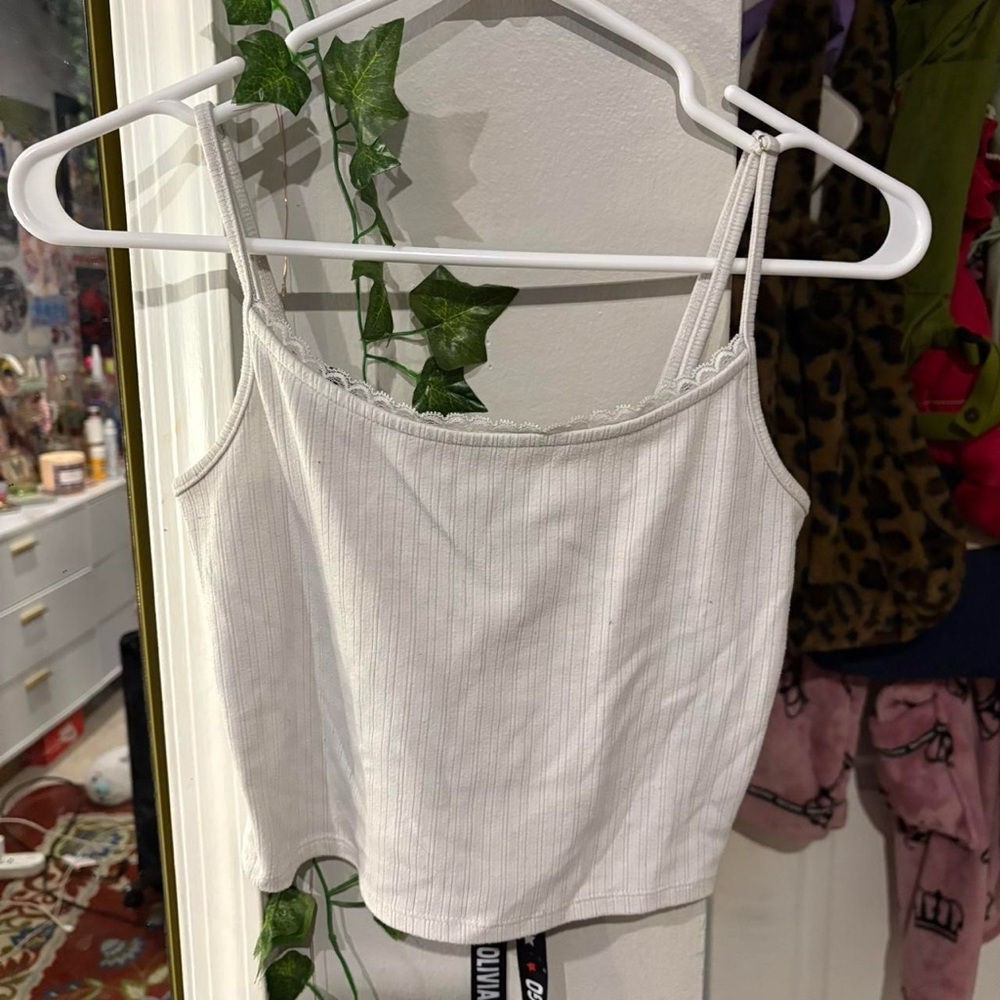 White Women's Camisole Top